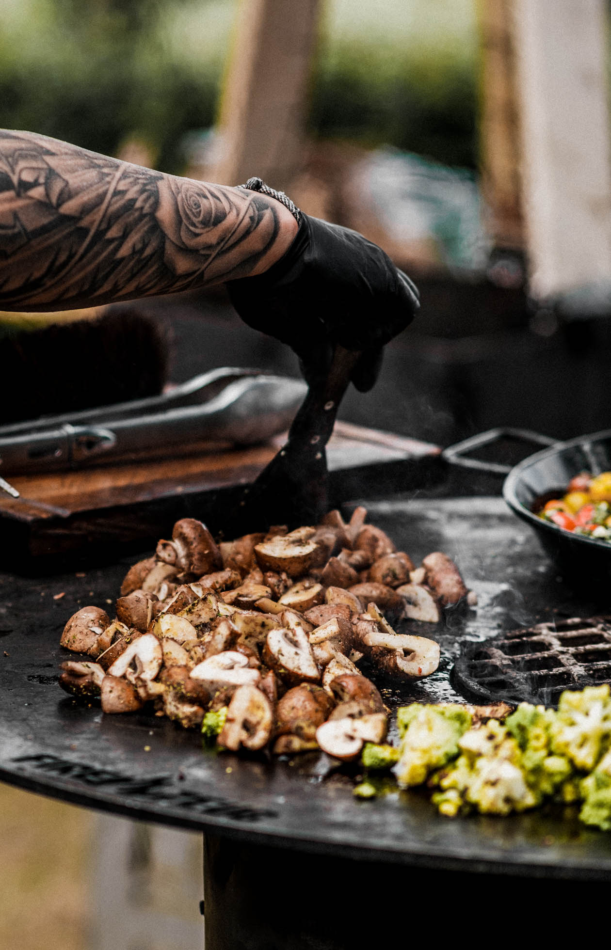 Gemüse auf dem Grill